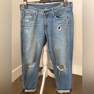 Dre Low Rise Boyfriend Jeans - RAG & BONE